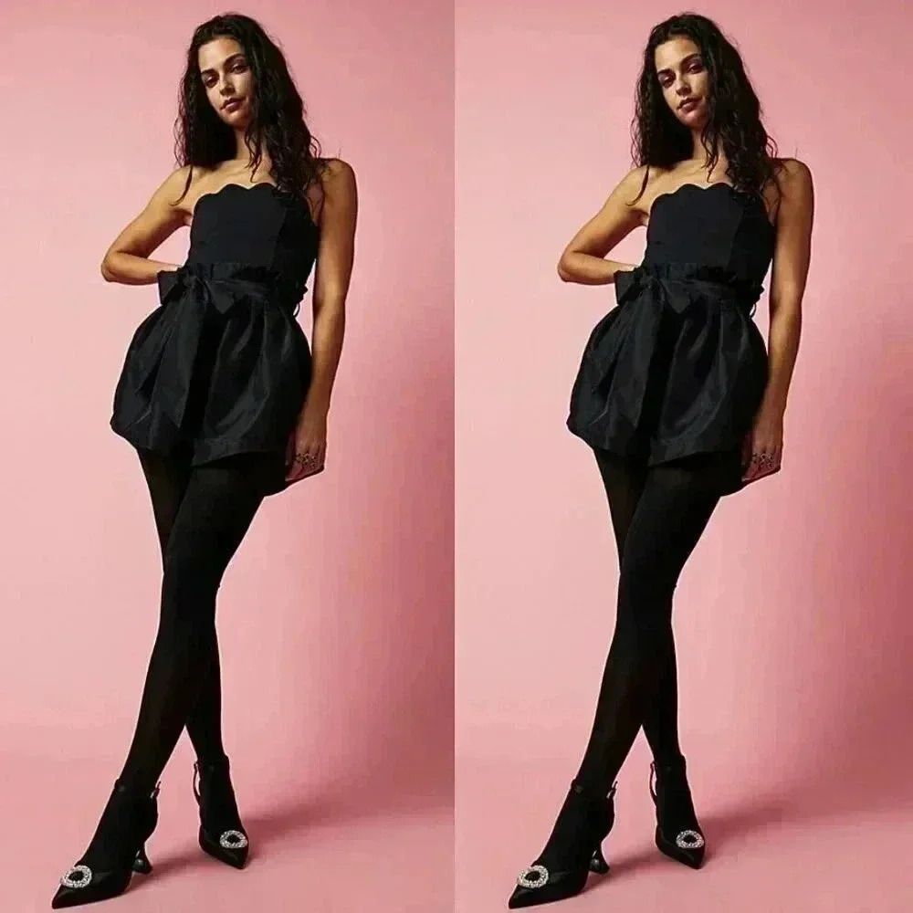 Free People Filmore Romper in Black Size XS NWT $148